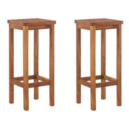 Berkfield Home 3 Piece Garden Bar Set Solid Wood Acacia in Brown - thumbnail 5