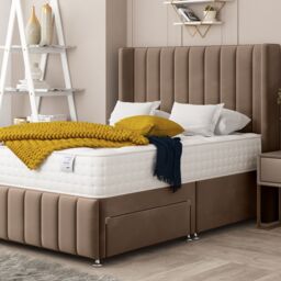 Bed Choices Backcare Hamilton 2000 Hand-Tuffed, Firm Mattress in White - Size: Double - thumbnail 3