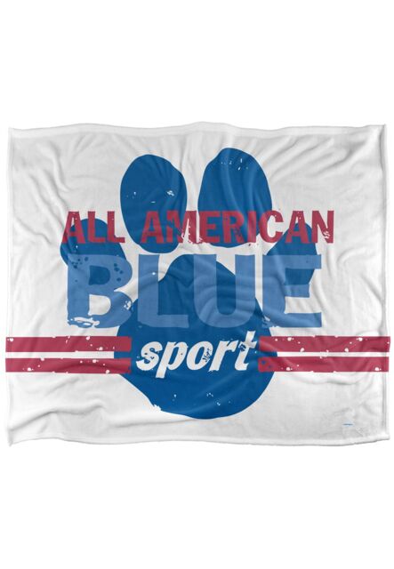 Blues Clues All American Blue Sport Silky Touch Super Soft Throw Blanket 152 X 127 cm in White - image 1