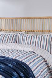 Helena Springfield 'Star' Fleece Throw in Blue - Size: 140 cm x 180 cm - thumbnail 5