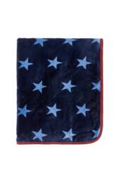 Helena Springfield 'Star' Fleece Throw in Blue - Size: 140 cm x 180 cm - thumbnail 1