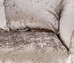 Furnishings For Less UK Crystal Crushed Velvet Large 5 Seater L Shaped Corner Sofa Left Hand Facing in Beige - thumbnail 3