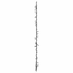 Berkfield Home Christmas Lights Christmas Tree Silhouette 115 LEDs Warm White in Black - thumbnail 4