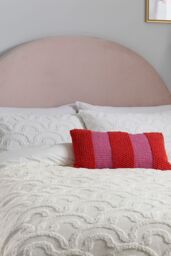 Helena Springfield 'Annie' Jacquard Duvet Cover Set in White - Size: Double - thumbnail 2
