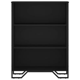 Berkfield Home Bookcase Black 80x31x106 cm Engineered Wood - Size: 80 x 31 x 106 cm - thumbnail 4