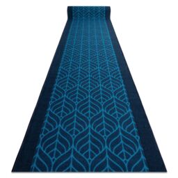 RugsX Anti-Slip Feathers Runner in Blue - Size: 120 cm x 290 cm - thumbnail 1