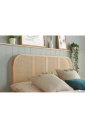 Birlea Rattan Bed Frame Margot Bedstead in Brown - Size: Double - thumbnail 3