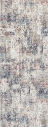 Livabliss Huntington Beach-Modern Cream Blue Red In- & Outdoor Rug - Size: 80 cm x 220 cm - thumbnail 2