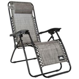 Trespass Glenesk Folding Garden Chair in Grey - thumbnail 1