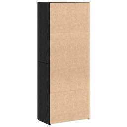 Berkfield Home Highboard Black Oak - 60 x 32 x 153 cm - Engineered wood - thumbnail 8