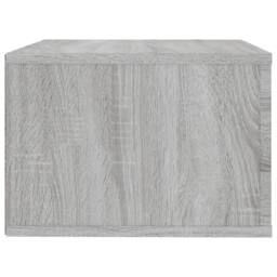 Berkfield Home Elegant Wall-mounted Bedside Cabinets 2 pcs Grey Sonoma 50x36x25 cm - Size: 50 x 36 x 25 cm - thumbnail 9