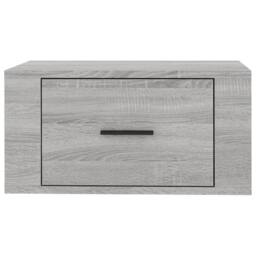 Berkfield Home Elegant Wall-mounted Bedside Cabinets 2 pcs Grey Sonoma 50x36x25 cm - Size: 50 x 36 x 25 cm - thumbnail 8