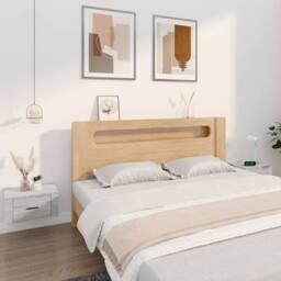 Berkfield Home Elegant Wall-mounted Bedside Cabinets 2 pcs Grey Sonoma 50x36x25 cm - Size: 50 x 36 x 25 cm - thumbnail 2