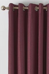 Furn Moon Premium Thermal Blackout Eyelet Curtains in Purple - Size: 168 cm width x 137 cm drop - thumbnail 2