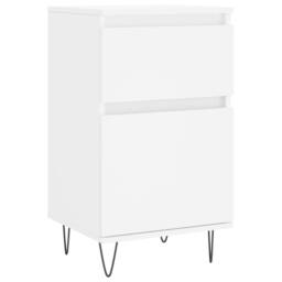 Berkfield Home Sideboard White 40x35x70 cm Engineered Wood - Size: 40 x 35 x 70 cm - thumbnail 1