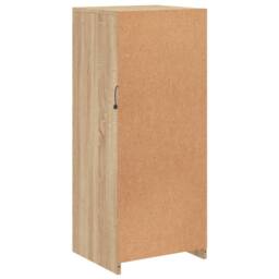 Berkfield Home Sideboard with LED Lights Sonoma Oak 41x37x100 cm in Brown - Size: 41 x 37 x 100 cm - thumbnail 9