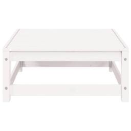 Berkfield Home 2 Piece Garden Lounge Set White Solid Pinewood - thumbnail 7