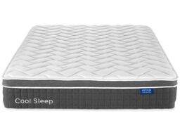 Arthur Sleep Cool Memory Foam Medium Firm Gel Hybrid Mattress in White - Size: Super King - thumbnail 8