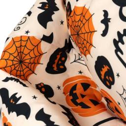 icon Kids Printed Halloween Childrens Bean Bag Armchair in Orange - Size: Medium - thumbnail 6