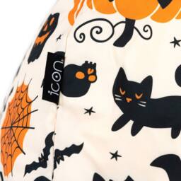 icon Kids Printed Halloween Childrens Bean Bag Armchair in Orange - Size: Medium - thumbnail 7