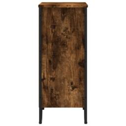 Berkfield Home Bookcase Smoked Oak 80x31x74.5 cm Engineered Wood in Brown - thumbnail 5