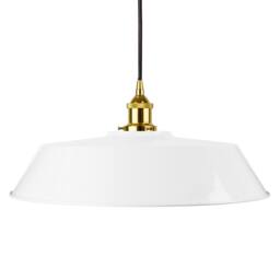 SE Home White Large Chancery Pendant Light - Gold - Black Round - thumbnail 1