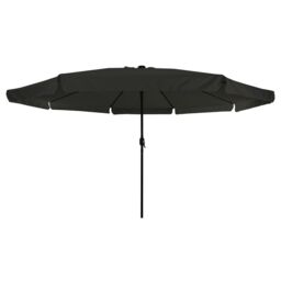 Berkfield Home Garden Umbrella with LED Lights √∏395x245 cm Black - Size: 395x245 cm - thumbnail 4