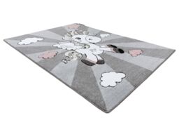 RugsX Petit Rug in Grey - Size: 80 cm x 150 cm - thumbnail 3