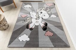 RugsX Petit Rug in Grey - Size: 80 cm x 150 cm - thumbnail 5