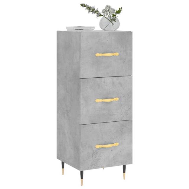 Berkfield Home Sideboard Concrete Grey 34.5x34x90 cm Engineered Wood - image 1