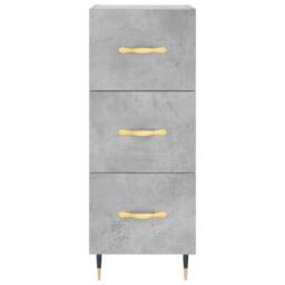 Berkfield Home Sideboard Concrete Grey 34.5x34x90 cm Engineered Wood - thumbnail 6