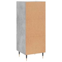Berkfield Home Sideboard Concrete Grey 34.5x34x90 cm Engineered Wood - thumbnail 8