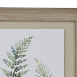 Hill Interiors Fern Duo Wood Framed Art Print in White - thumbnail 2