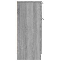 Berkfield Home Sideboards 2 pcs Grey Sonoma 30x30x70 cm Engineered Wood - Size: 30 x 30 x 70 cm - thumbnail 9