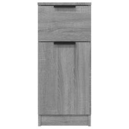 Berkfield Home Sideboards 2 pcs Grey Sonoma 30x30x70 cm Engineered Wood - Size: 30 x 30 x 70 cm - thumbnail 7