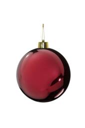 KDMD Burgundy Shiny Shatterproof Bauble x1 30cm - thumbnail 2