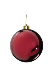 KDMD Burgundy Shiny Shatterproof Bauble x1 30cm