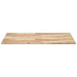 Berkfield Home Versatile Desk Top Untreated 80x70x2 cm Solid Wood Acacia in Brown - Size: 80 x 70 x 2 cm - thumbnail 5