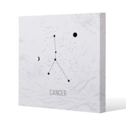 Benjamin Tate Design Astrology sign cancer (canvas) / 120x 120 x 4cm in Natural - Size: 120x 120 x 4 cm - thumbnail 1