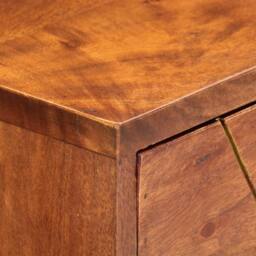 Berkfield Home Console Table 90x35x76 cm Solid Acacia Wood in Brown - Size: 90 x 35 x 76 cm - thumbnail 6