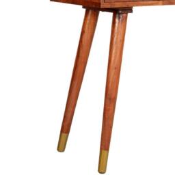 Berkfield Home Console Table 90x35x76 cm Solid Acacia Wood in Brown - Size: 90 x 35 x 76 cm - thumbnail 9