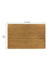 JVL Latex Coir - Manor Plain 40x60cm - Set of 2 in Beige - Size: 40 cm x 60 cm - thumbnail 6