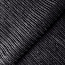 LUXURY LIFE Collingdale Jumbo Cord Fabric 1 Seater Sofa in Black - thumbnail 2