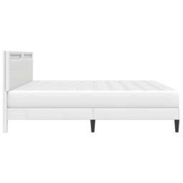Berkfield Home Bed Frame with LED Strip Lights White 180 x 200 cm Faux Leather - thumbnail 9