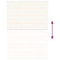 Berkfield Home Zebra Blind Marble Beige 160x200 cm Fabric Width 155.9 cm Polyester - thumbnail 5