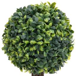 Berkfield Home Artificial Boxwood Plants 2 pcs with Pots Ball Shaped Green 56 cm - thumbnail 5