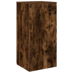 Berkfield Home Storage Cabinet Smoked Oak 50x45x103.5 cm Engineered Wood in Brown - thumbnail 6