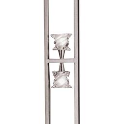 Netlighting Salomon Floor Lamp 4 Light G9 Satin Nickel NOT LEDCFL Compatible in Grey - thumbnail 3