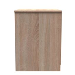 Ready Assembled 2 U Seattle 2 Drawer Bedside Cabinet (Ready Assembled) in Light Oak - thumbnail 2