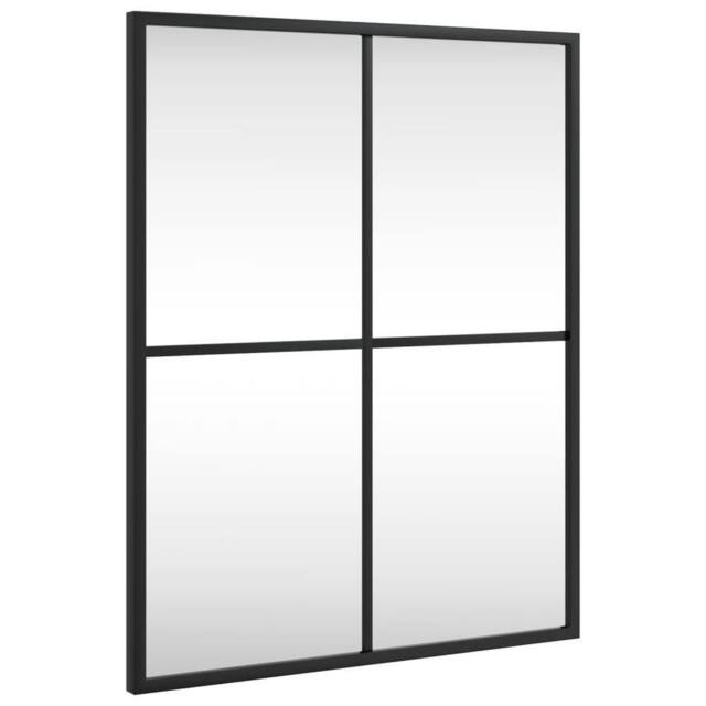 Berkfield Home Wall Mirror Black 40x50 cm Rectangle Iron - image 1